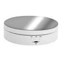 Supporto di presentazione rotante motorizzato 360° diametro 138 mm Piattaforma rotante a specchio Basamento elettrico per esposizione di prodotti fotografici 4