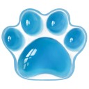 Supporto ergonomico per polso per mouse 120 x 102 x 20 mm Forma di zampa di gatto Riempimento in silicone Design colorato Comfort durante il lavoro e il gioco 5