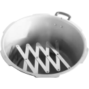 Supporto estraibile per stoviglie e coperchi 5.7 x 13 x 7.2 cm supporto regolabile in acciaio inossidabile per piatti e accessori da cucina 4