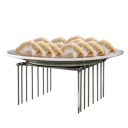 Supporto estraibile per stoviglie e coperchi 5.7 x 13 x 7.2 cm supporto regolabile in acciaio inossidabile per piatti e accessori da cucina 6