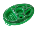 Supporto galleggiante per bevande e cibo Supporto gonfiabile per bevande in piscina 69 x 50 cm Vassoio gonfiabile per bevande e cibo 5