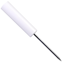Supporto in acciaio inossidabile per canna da pesca da terra con punta 16 cm spina fissa manico bianco per pesca in riva al fiume e al mare 1