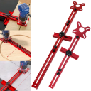 Supporto in alluminio per fresatrice 9–61 cm Strumento di guida regolabile per scanalature diritte e circolari Strumento da lavoro per fresatura 3