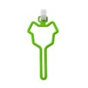 Supporto in plastica per sacchetti di escrementi per cani 13x6 cm Clip hands-free per guinzagli e borse Dispenser portatile per passeggiate 5