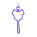 Supporto in plastica per sacchetti di escrementi per cani 13x6 cm Clip hands-free per guinzagli e borse Dispenser portatile per passeggiate 7