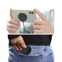 Supporto magnetico da 30W per ricarica wireless con ingresso USB C, caricabatterie rapido per smartphone, supporto magnetico QC 3.0 con cavo USB C 5