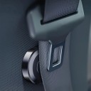Supporto magnetico per cintura di sicurezza auto clip stabilizzatore circa 3 × 3 × 0,8 cm limitatore universale per cintura accessori per interni 2
