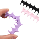 Supporto morbido in silicone per pennelli 8,2 x 2,2 cm Organizzatore per pennelli per unghie, penne e strumenti da pittura Facile da pulire Protezione del tavolo 3