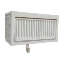 Supporto multifunzionale per chiavi con porte apribili 10,3x5x6 cm in PVC per riporre chiavi e piccoli oggetti nell'ingresso 2