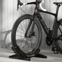 Supporto per bicicletta regolabile Supporto per parcheggio per biciclette da corsa e mountain bike Supporto da garage Supporto di servizio Nero 2