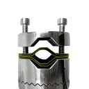 Supporto per canna da pesca in acciaio inox da infilare 23 cm struttura resistente accessorio da pesca per la pesca dalla riva 4