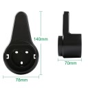 Supporto per caricabatterie per veicoli elettrici Tipo 2/Tipo 1 supporto a parete in ABS con protezione per cavo di ricarica 140x78x70 mm scatola a parete 2