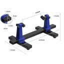 Supporto per circuiti stampati 0–300 mm con telaio metallico e base girevole senza supporto per saldatore 2