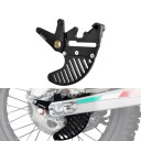 Supporto per doppie pinze freno posteriori con copertura disco per KTM Husqvarna e GasGas 227 x 202 mm Alluminio 6061-T6 Nero per freno a mano 2
