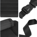 Supporto per i piedi da aereo con cuscino rimovibile Rete da viaggio regolabile con imbottitura in schiuma Contro il mal di schiena in aereo, treno, ufficio 2