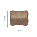Supporto per la testa per auto in schiuma memory e pelle artificiale 24 x 21 x 14 cm Supporto ergonomico per il collo Cuscino per viaggi 5