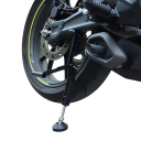 Supporto per moto regolabile 31–38 cm in ferro con gomma antiscivolo supporto stabile 193 mm per servizio e parcheggio 1