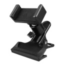 Supporto per smartphone da attaccare alla testa della chitarra Supporto a clip per registrare video e leggere accordi Supporto universale nero 1
