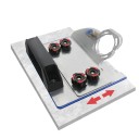 Supporto per smerigliatrice angolare per piastrelle 17,8 x 13,9 cm Taglio a 45° Svasatura precisa dei bordi delle piastrelle e della pietra 7