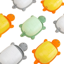 Supporto per spazzolino da denti 19 cm Design di tartaruga carino Organizer da bagno in stile cartoon Supporto per spazzolini e piccoli oggetti per bambini e adulti 6