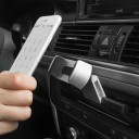 Supporto per telefono da auto per slot CD Universale con ganasce allargabili Rotante in verticale e orizzontale Argento e nero per navigazione 5