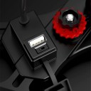 Supporto per telefono da manubrio con caricabatterie USB 3