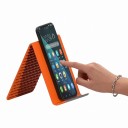 Supporto per telefono pieghevole flessibile 20 x 10 x 0,6 cm supporto portatile con più angoli di inclinazione universale per telefoni 2