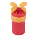 Supporto per viti da trapano con regolazione della profondità 4 cm in plastica ABS con finitura rosso-gialla per avvitamenti e fissaggi precisi 1
