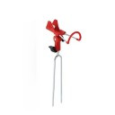 Supporto regolabile per canna da pesca, supporto pieghevole 37 cm, punta metallica, supporto per canna da pesca a riva per la pesca in acqua e sul fondo 4