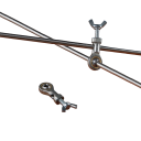 Supporto scorrevole di ricambio per affilatrice di coltelli Ruixin RX008 gancio a cerniera in acciaio inossidabile diametro barra 6 mm accessorio per affilatrici 7