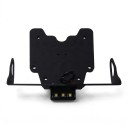 Supporto targa per motocicletta Yamaha Tenere 700 T7 2019-2023 Eliminatore del parafango posteriore Illuminazione LED Acciaio inossidabile Nero 4