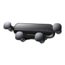 Supporto telefonico gravitazionale per auto da ventilazione Universale per smartphone Clip in acciaio al carbonio e silicone 1