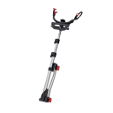 Supporto telescopico per canna da pesca 46–95 cm in lega di alluminio supporto pieghevole nero per pesca su box e riva 1