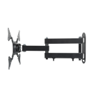 Supporto universale da parete per TV o monitor 14-32 pollici, regolabile, girevole, mobile, compatibile con schermi piatti per installazione 2