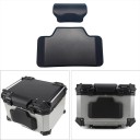 Supporto Universale per Schiena per Moto Cuscino Adesivo Morbido per Valigia Top Case 2 pz Impermeabile Nero 2