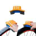 Súprava 6 ks čističov reťaze a pohonu bicyklov Kefy na pastorky a pneumatiky Pre horské, cestné, mestské a skladacie bicykle 4