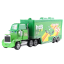 Súprava Disney Pixar Autá 2 3 Mack Hauler a Chick Hicks Kovový ťahač Strýček a závodné auto Filmové autíčko Hračka pre deti Zberateľský model 3