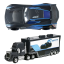 Súprava Mack Hauler a Jackson Storm Disney Pixar Autá 2 3 Kovový model závodného auta a ťahača Hračka pre deti Zberateľská kolekcia 2