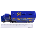 Súprava Mack Hauler a modrý Blesk McQueen Disney Pixar Autá 2 3 Nákladné auto a závodný kovový model Hračka pre deti Zberateľská sada 4
