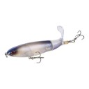 Surface Lure Popper 14 cm 35 g with Rotating Tail and 3D Eyes Two Treble Hooks for Predator Fishing at the Surface 11