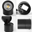 Surface Mounted Rotatable LED Light 7W Cylindrical 99x60 mm Aluminium Body Warm White Light Ceiling Spot Lighting Interior 5