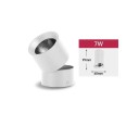 Surface Mounted Rotatable LED Light 7W Cylindrical 99x60 mm Aluminium Body Warm White Light Ceiling Spot Lighting Interior 9