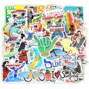 Surfing Stickers 50 pcs 1