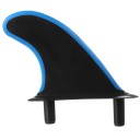 Surfové ploutve měkké se šrouby sada 3 ks 115 x 95 mm plastové černomodré náhradní ploutvičky univerzální na paddleboard SUP i surfboard 4