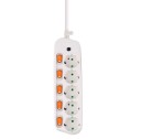 Surge Protector 5 Sockets with Switches 1.5 m 1