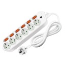 Surge Protector 6 Sockets with Switches 1.5 m 1