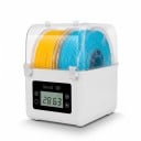 Sušička filamentu 24,6 x 17,5 x 24,2 cm s vylepšeným ventilátorem a držákem cívky pro struny 1,75 a 2,85 mm bílá suchý box k 3D tiskárně 5