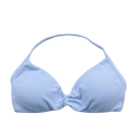 Sutiã desportivo feminino com decote profundo e faixa inferior larga em poliamida para fitness, corrida, exercício e treino 1