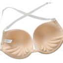 Sutiã feminino com alças cruzadas e fecho nas costas em elastano e poliéster para uso diário e por baixo de roupa justa 3