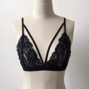 Sutiã sexy de renda para senhora - Preto 1